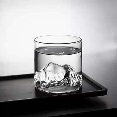 Wholesale Glass Cup 150ml Ice Mountain Candle Container - Perfect for Gel Candle Art - playthecandle