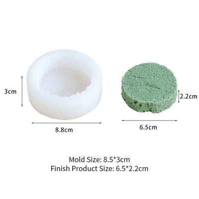 Silicone-Round Cake Slice Mold for Candle Making Wholesale in Singapore - playthecandle