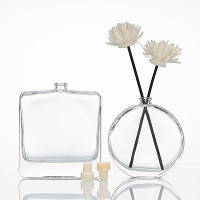 Enhance Your Fragrance Crafting with Diffuser Glass Bottle 100ml (Flat Square Type) by Play The Candle - playthecandle