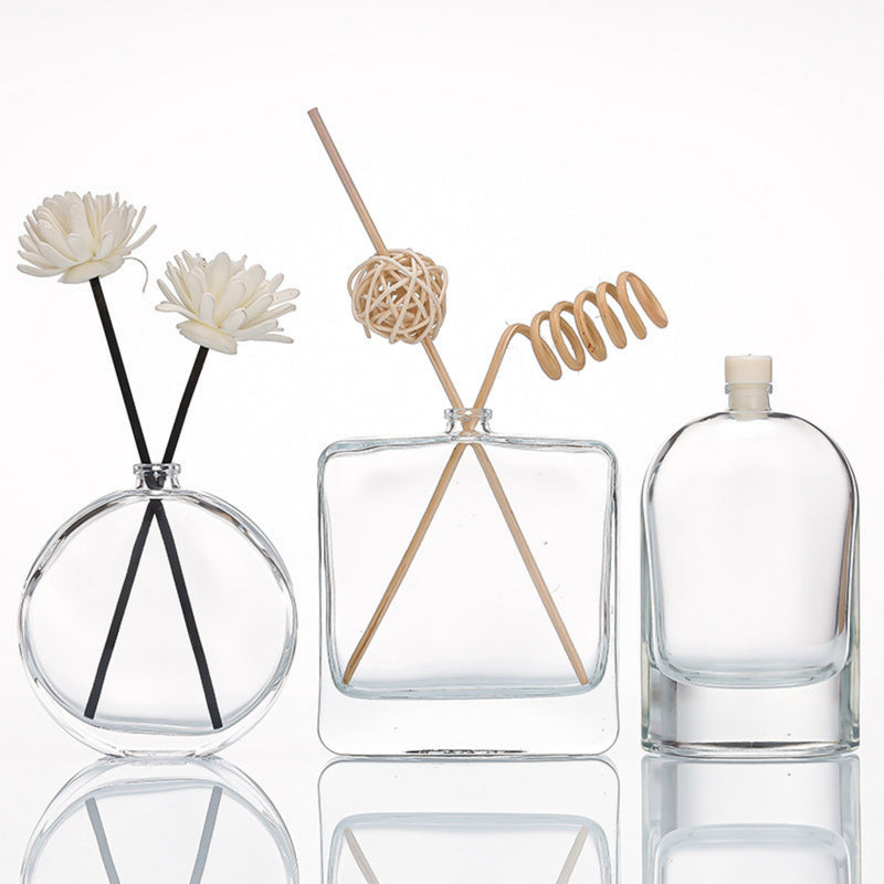 Enhance Your Fragrance Crafting with Diffuser Glass Bottle 100ml (Flat Square Type) by Play The Candle - playthecandle