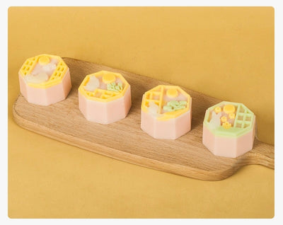 Silicone-Mooncake Octagon Mold - Random Type | Artisanal Baking and Candle Craft