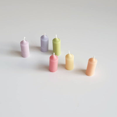 Silicone-Mini Candle Mold 6-Cavity - playthecandle