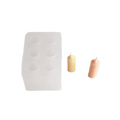 Silicone-Mini Candle Mold 6-Cavity - playthecandle