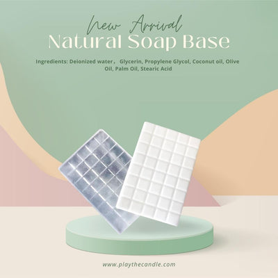 Wholesale Natural White MP Soap Base (SLS and SLES-Free) - Singapore | Play the Candle - playthecandle