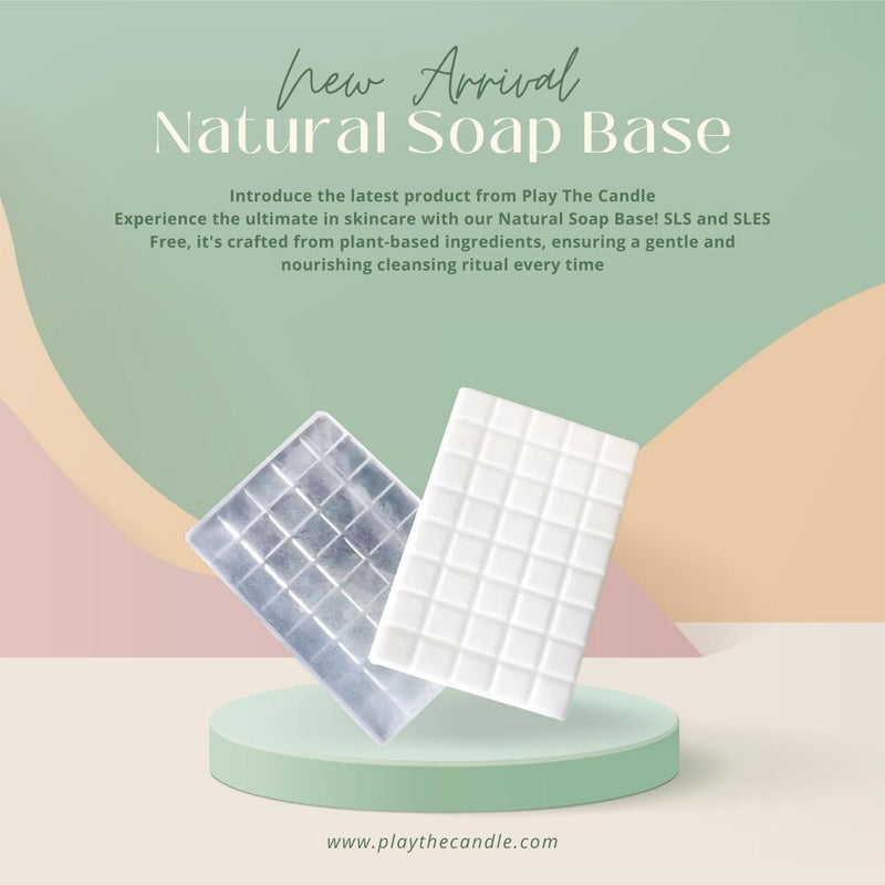 Wholesale Natural Crystal Clear MP Soap Base (SLS and SLES-Free) - Singapore | Play the Candle - playthecandle