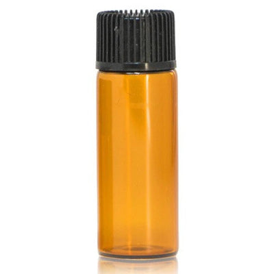 Wholesale Fragrance Sample Amber Glass Bottle Vials with Cap 5ml in Singapore - playthecandle