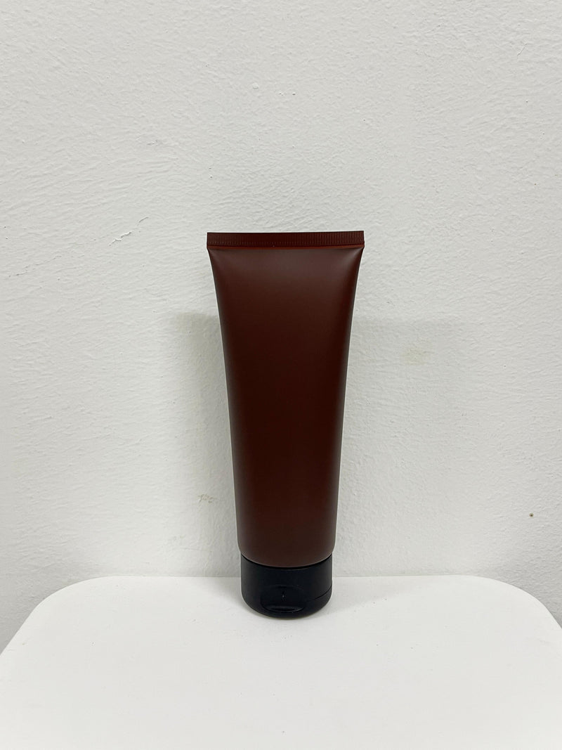 (CLEARANCE SALE)100ml Brown Refillable Clamshell Squeeze Tube