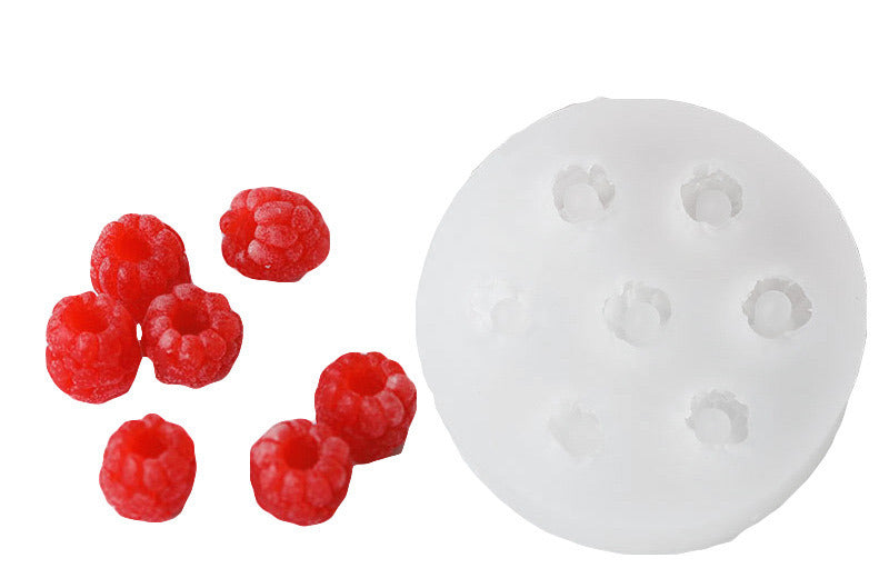 Wholesale Silicone-Raspberry Mold 7-Cavity | Singapore - playthecandle