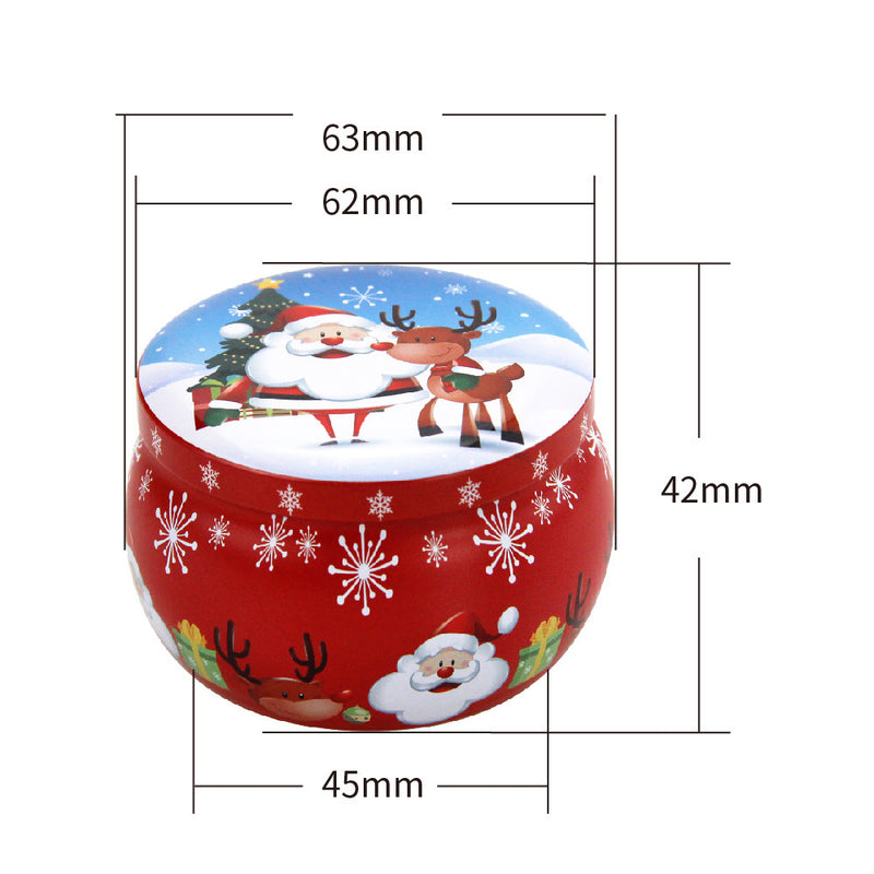 Wholesale Aluminum Tin Random Pattern with Lid for Aromatherapy Scented Soy Candle in Singapore - playthecandle