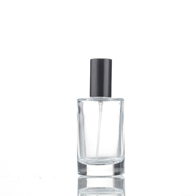 Aromatherapy Perfume Spray Round Glass with Matt Silver Cap (30ml/50ml) - playthecandle