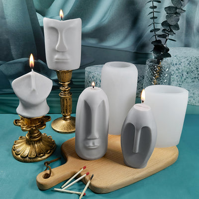 Silicone-Nordic Design Long Face Mold - playthecandle