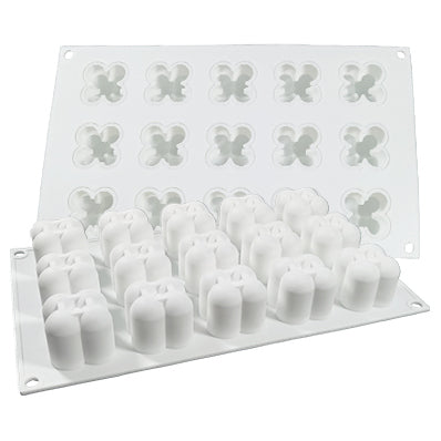 Silicone-Mini Bubble Cube Mold - 15 cavity - playthecandle