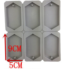 Silicone-Tablet Hexagon Mold 6-Cavity - playthecandle