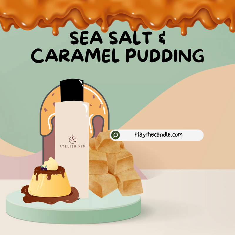 Fragrance Oil - Seasalt and Caramel & Pudding - playthecandle