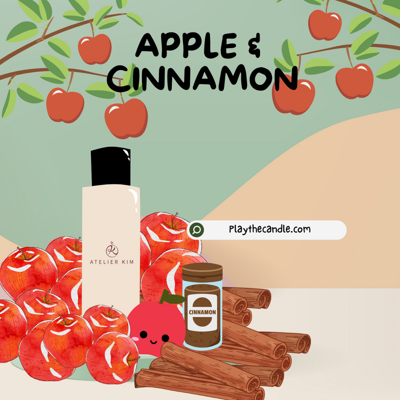 Fragrance Oil - Apple and Cinnamon - playthecandle