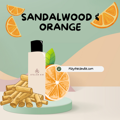 Fragrance Oil - Sandalwood and Orange - playthecandle