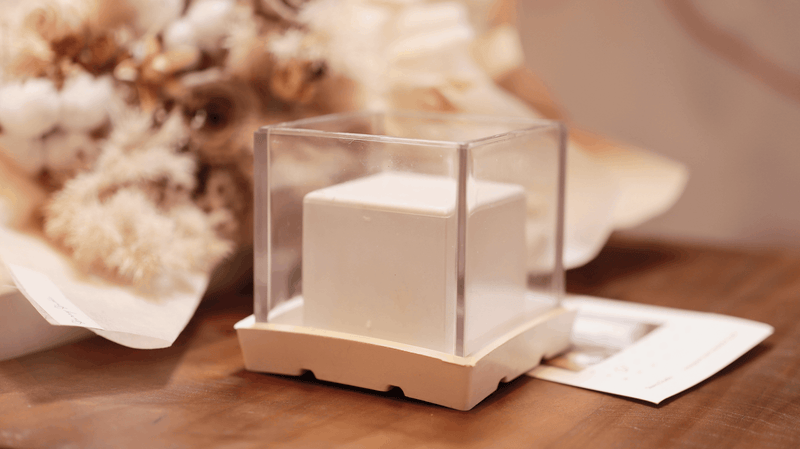 PC-Silicone Square Candle Holder Mold - 7.5cm*7.5cm - playthecandle