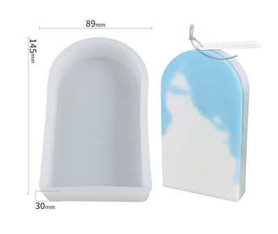 Silicone-Flat Arched Mold - playthecandle