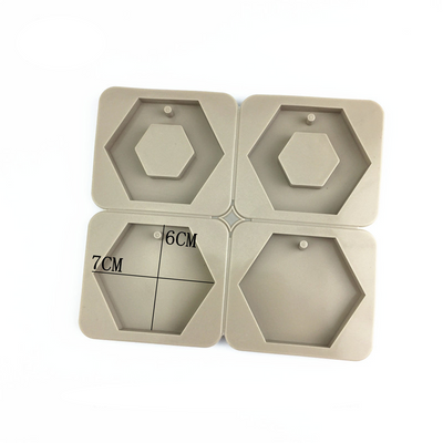 Silicone-Tablet Ring Heaxagon+Hexagon Mold 4-Cavity - playthecandle