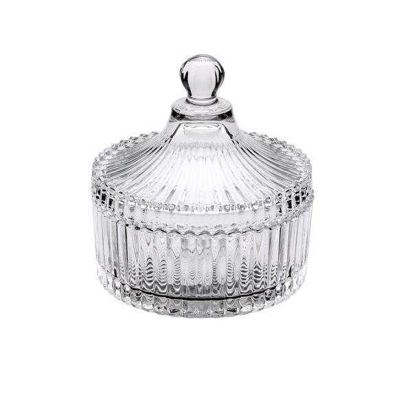 Glass Cup - Candy Jar with Lid Large - playthecandle