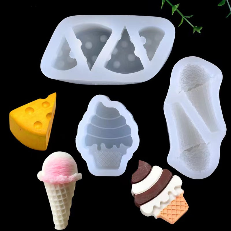 Silicone-Cheese Mold 4-Cavity - playthecandle